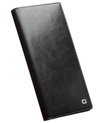 Кожен Калъф за Samsung S23 Ultra, Qialino Book Case, Черен (5)