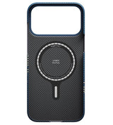 Magsafe Калъф за iPhone 17 Pro Max, Pitaka Edge Milky Way Galaxy Case, Син (6)