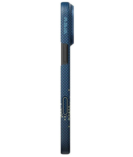 Magsafe Калъф за iPhone 17 Pro Max, Pitaka Edge Milky Way Galaxy Case, Син (3)
