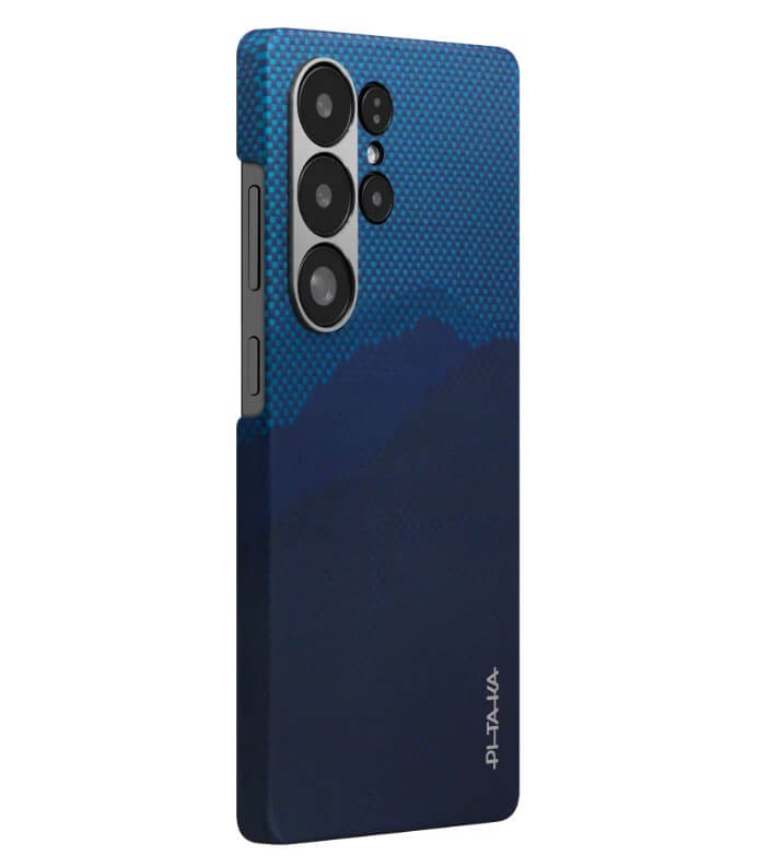 Magsafe Калъф за Samsung S25 Ultra, Pitaka Edge Over the Horizon Case, Син (2)