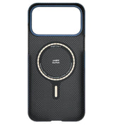 Magsafe Калъф за iPhone 17 Pro Max, Pitaka Edge Over the Horizon Case, Син (2)
