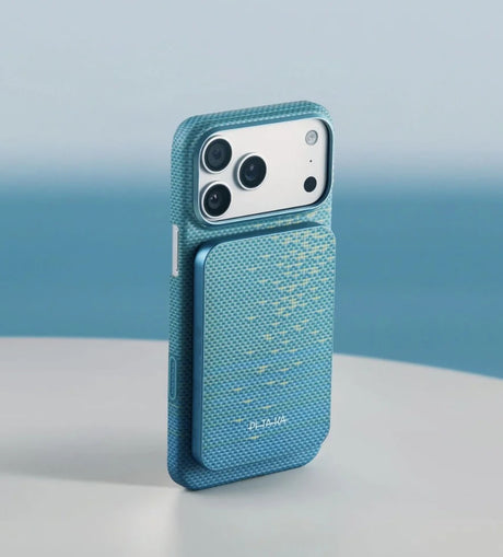 Подаръчен комплект за iPhone 17 Pro Max, Pitaka Lucid Blue (Limited Art Edition), Син (6)
