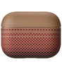 Magsafe Калъф за Apple AirPods Pro 3, Pitaka Aramid Fiber Magnetic Sunset Case, Кафяв