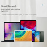 Преносима Безжична Клавиатура с Тъчпад, Slim Wireless Keyboard, Черен (5)