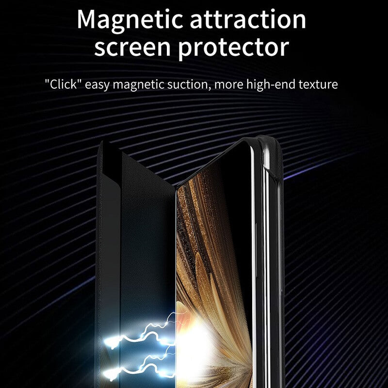 Активен Калъф за Honor Magic V5, Smart Book Case, Черен (4)