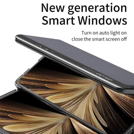 Активен Калъф за Honor Magic V5, Smart Book Case, Черен (5)