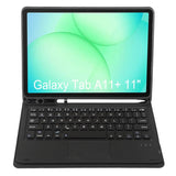 Калъф с Клавиатура за Samsung Tab A11 Plus/ A9 Plus 11", Keyboard TouchPad Case, Черен (2)