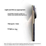 Magsafe Карбонов Калъф за Honor Magic V5, Aramid Fiber Case, Черен (5)