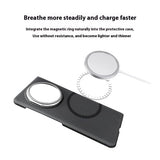 Magsafe Карбонов Калъф за Honor Magic V5, Aramid Fiber Case, Черен (4)