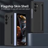 Калъф с Писалка за Samsung Z Fold 4, GKK Stylus Hard Case, Черен (3)
