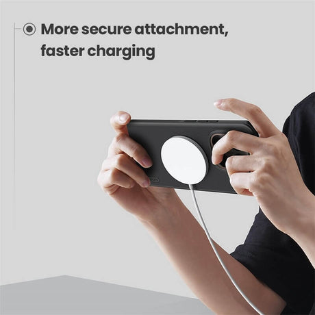 Magsafe Калъф за Xiaomi 15T Pro, Nillkin Super Frosted Pro Case, Черен (6)