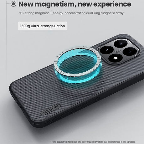 Magsafe Калъф за Xiaomi 15T, Nillkin Super Frosted Pro Case, Черен (8)