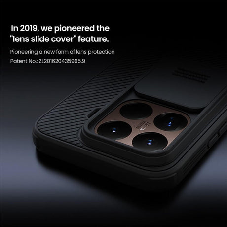 Калъф с Плъзгач за Камера за Xiaomi 15T Pro, Nillkin CamShield Pro Case, Черен (5)