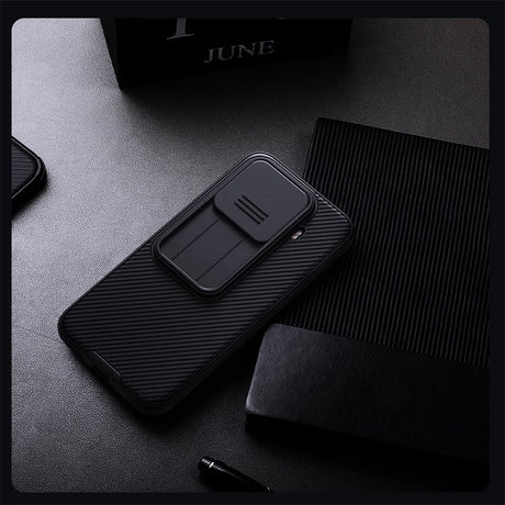 Калъф с Плъзгач за Камера за Xiaomi 15T Pro, Nillkin CamShield Pro Case, Черен (6)