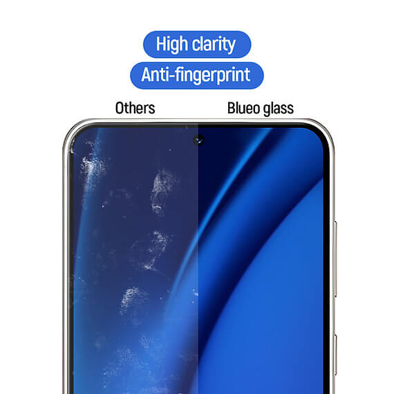 Стъклен Протектор за Samsung S26 Plus, Blueo HD 5D Glass, Прозрачен (5)