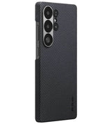Magsafe Калъф за Samsung S25 Ultra, Pitaka Edge Case Black-Grey Twill, Черен
