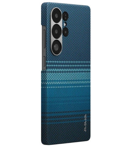Magsafe Калъф за Samsung S25 Ultra, Pitaka Edge Case Moonrise, Син