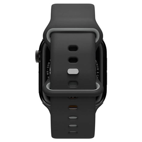 Силиконова Каишка за Apple Watch 42/ 41/ 40mm, Spigen Nano Pop Band, Черен (4)