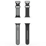 Силиконова Каишка за Apple Watch 42/ 41/ 40mm, Spigen Nano Pop Band, Черен (5)