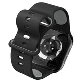 Силиконова Каишка за Apple Watch 42/ 41/ 40mm, Spigen Nano Pop Band, Черен (3)