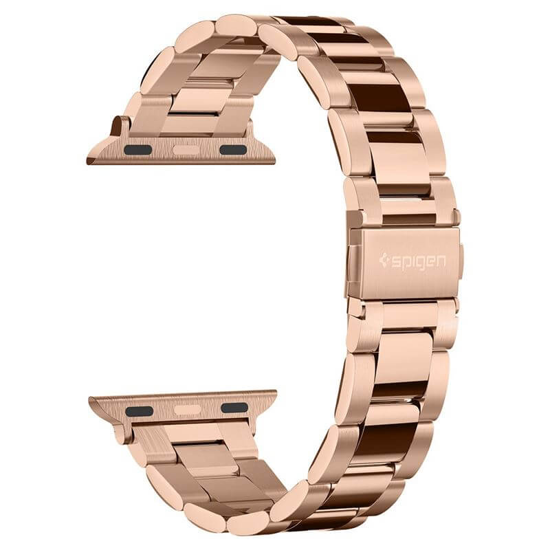 Метална Каишка за Apple Watch 42/ 41/ 40/ 38mm, Spigen Modern Fit Band, Розов (3)