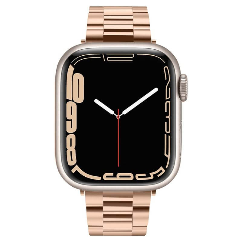 Метална Каишка за Apple Watch 42/ 41/ 40/ 38mm, Spigen Modern Fit Band, Розов (5)