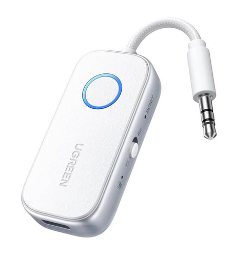Безжичен Аудио Приемо-Предавател, Ugreen Bluetooth Adapter, Бял (2)
