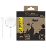 Зарядно USB-C за Apple Watch, Tactical USB-C Cable 1m, Бял (4)