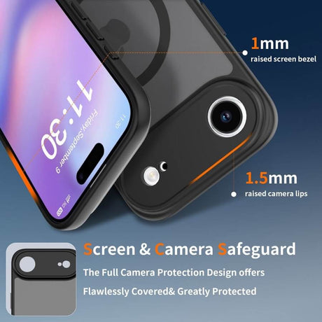 Magsafe Калъф за iPhone Air, Tech-Protect BasicMag Matte Case, Черен (2)