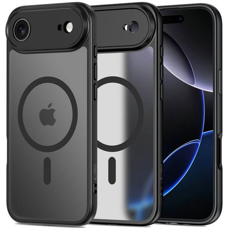 Magsafe Калъф за iPhone Air, Tech-Protect BasicMag Matte Case, Черен