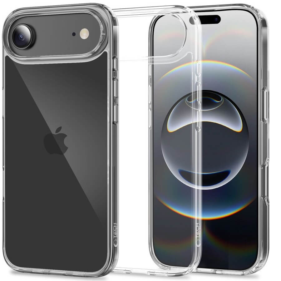Калъф за iPhone Air, Tech-Protect FlexAir Hybrid Clear Case, Прозрачен