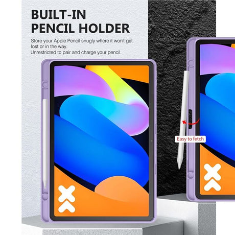 Калъф за Lenovo Idea Tab 11" TB-336, Tech-Protect Trifold Slim Pen Case, Лилав (8)