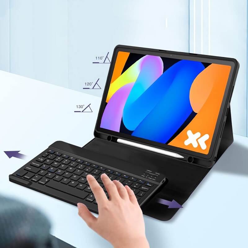 Калъф с Клавиатура за Lenovo Idea Tab 11" TB-336, Tech-Protect SC Pen Keyboard Case, Черен (6)
