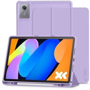 Калъф за Lenovo Idea Tab 11" TB-336, Tech-Protect Trifold Slim Pen Case, Лилав