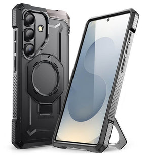 Magsafe Калъф за Samsung S25 FE, Supcase UB Grip Case, Черен