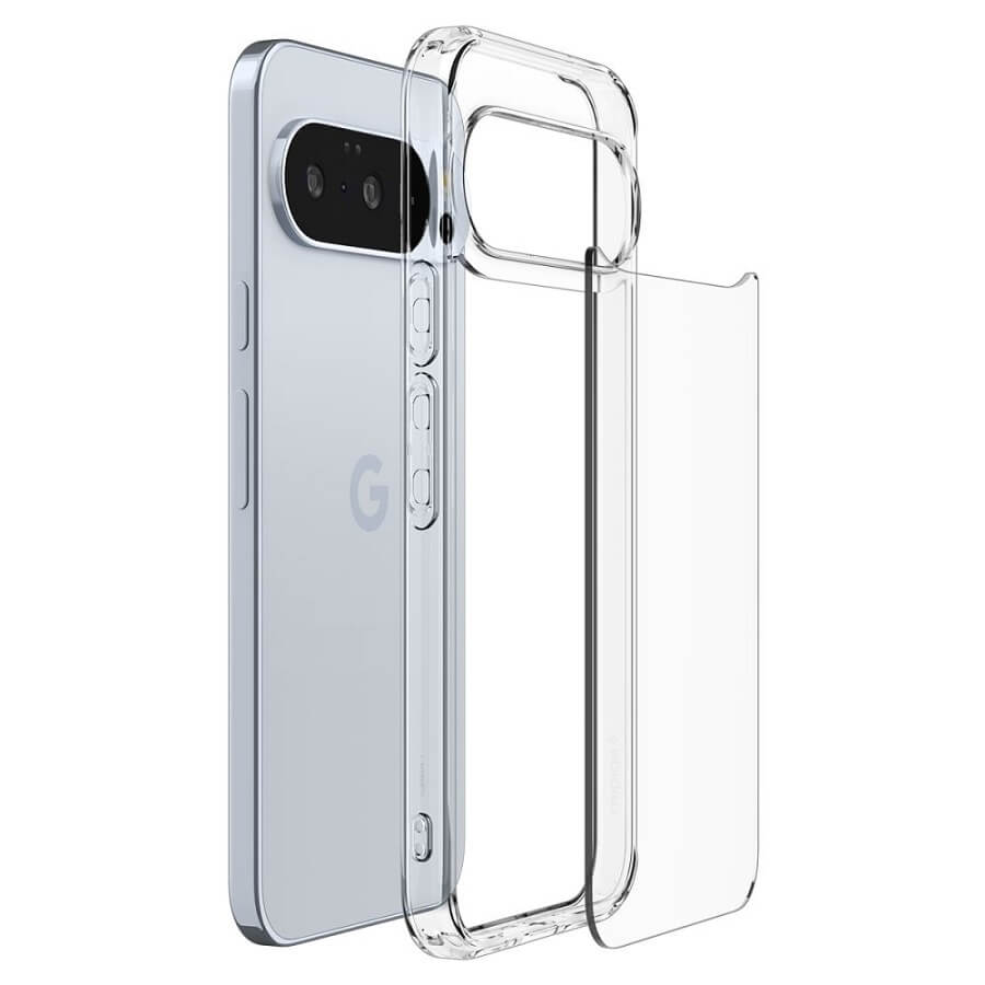 Противоударен Калъф за Google Pixel 10 Pro XL, Spigen Ultra Hybrid Case, Прозрачен (6)