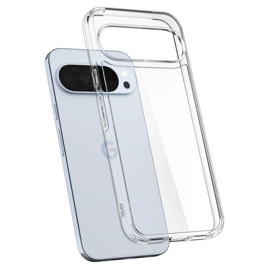 Противоударен Калъф за Google Pixel 10 Pro XL, Spigen Ultra Hybrid Case, Прозрачен (8)