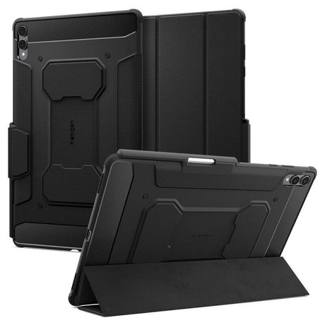 Противоударен Калъф за Samsung Tab S11 Ultra 14.6", Spigen Rugged Armor Pro Case, Черен