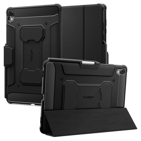 Противоударен Калъф за Samsung Tab S11, Spigen Rugged Armor Pro Case, Черен