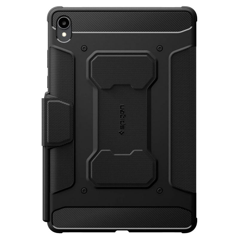 Противоударен Калъф за Samsung Tab S11, Spigen Rugged Armor Pro Case, Черен (3)