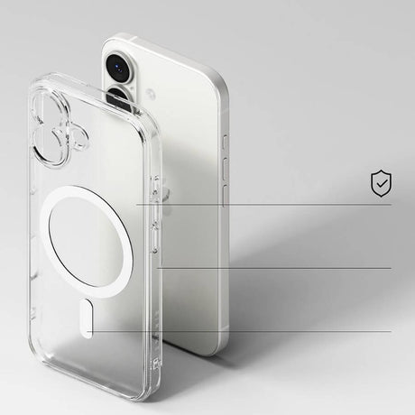 Magsafe Калъф за iPhone 17, Ringke Fusion Matte Case, Прозрачен (4)