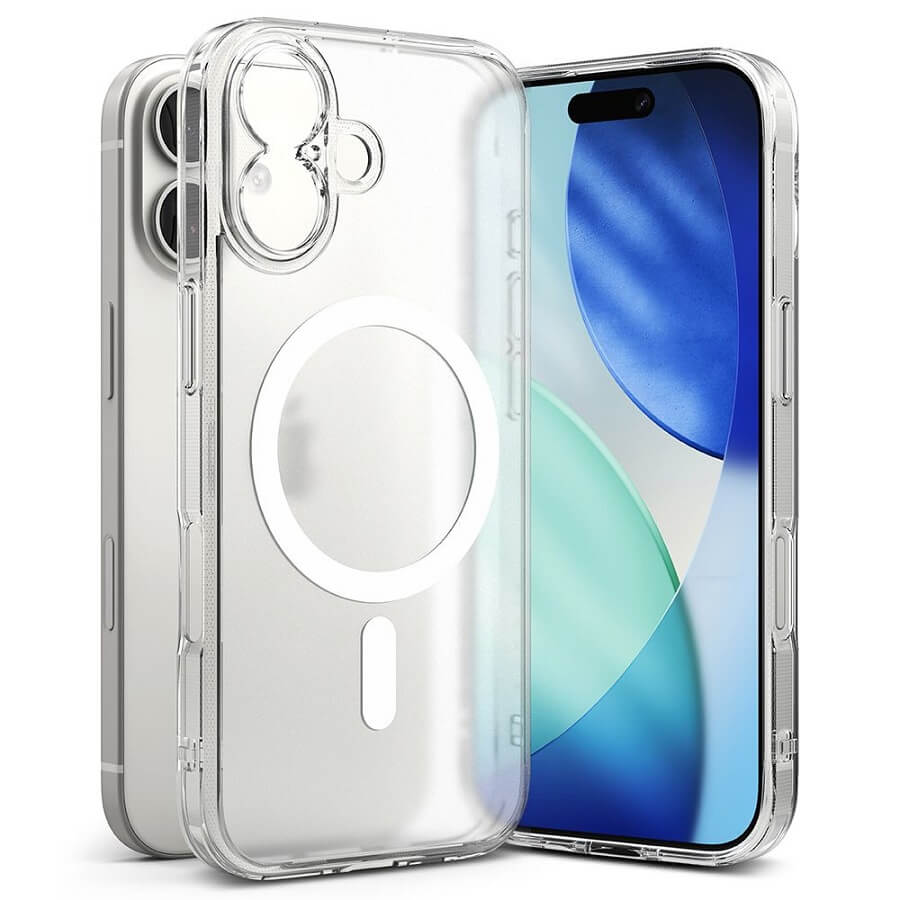 Magsafe Калъф за iPhone 17, Ringke Fusion Matte Case, Прозрачен (3)
