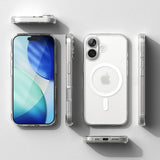 Magsafe Калъф за iPhone 17, Ringke Fusion Matte Case, Прозрачен (5)