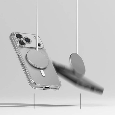 Magsafe Калъф за iPhone 17 Pro, Ringke Fusion Matte Case, Прозрачен (6)