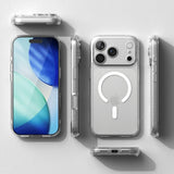 Magsafe Калъф за iPhone 17 Pro, Ringke Fusion Matte Case, Прозрачен (5)