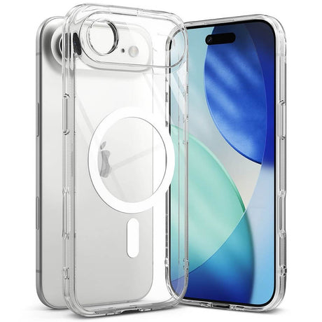 Magsafe Калъф за iPhone Air, Ringke Fusion Magnetic Case, Прозрачен (3)