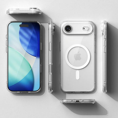 Magsafe Калъф за iPhone Air, Ringke Fusion Magnetic Case, Прозрачен (5)