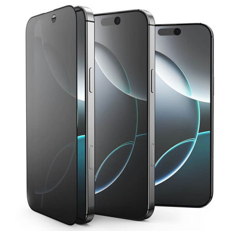 Затъмняващ Протектор за iPhone Air, Tech-Protect Privacy Spy+ Glass 2бр., Черен (2)
