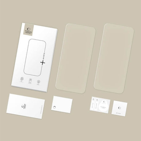 Стъклен Протектор за iPhone Air, Tech-Protect Fit Plus Glass x2, Прозрачен (5)