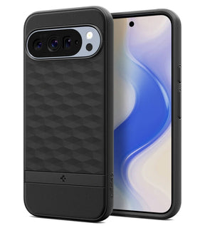 Magsafe Калъф за Google Pixel 10 Pro XL, Spigen Caseology Parallax, Черен